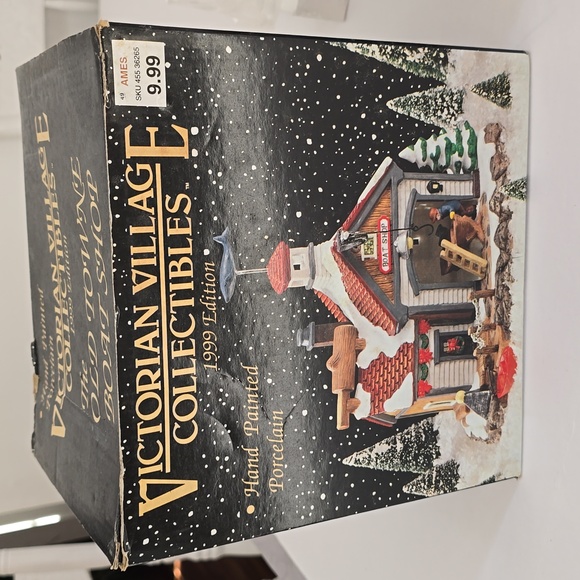 1999 Victorian Village Collectibles  Old Towne Boat Shop Hand Painted Porcelain - Picture 10 of 15